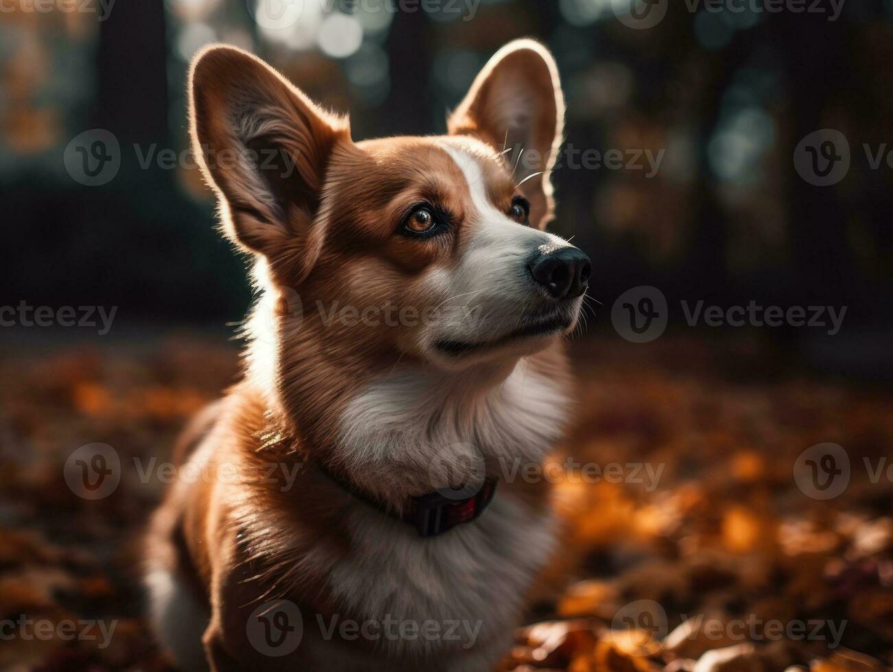 corgi cane creato con generativo ai tecnologia foto