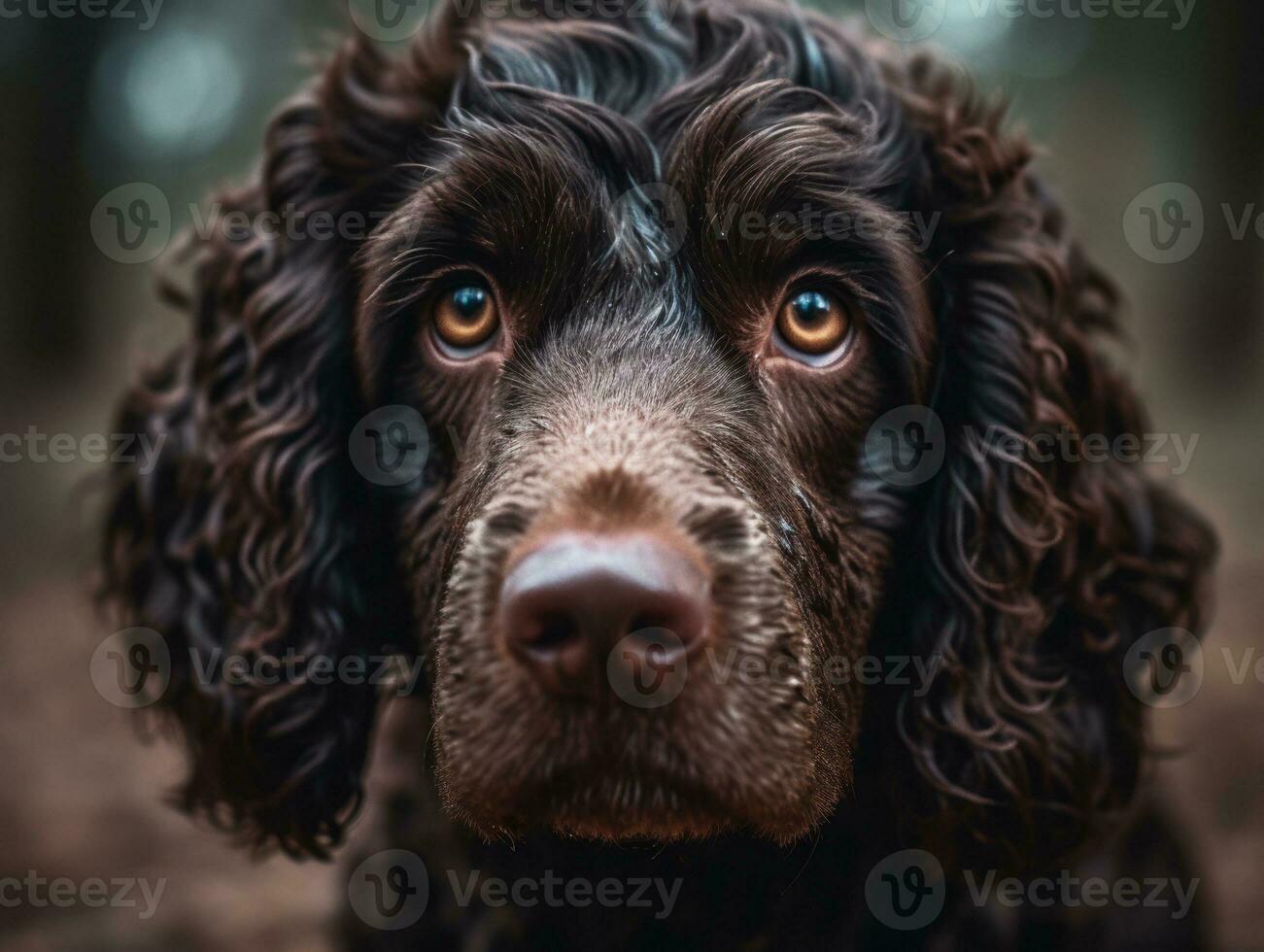 americano acqua spaniel cane creato con generativo ai tecnologia foto