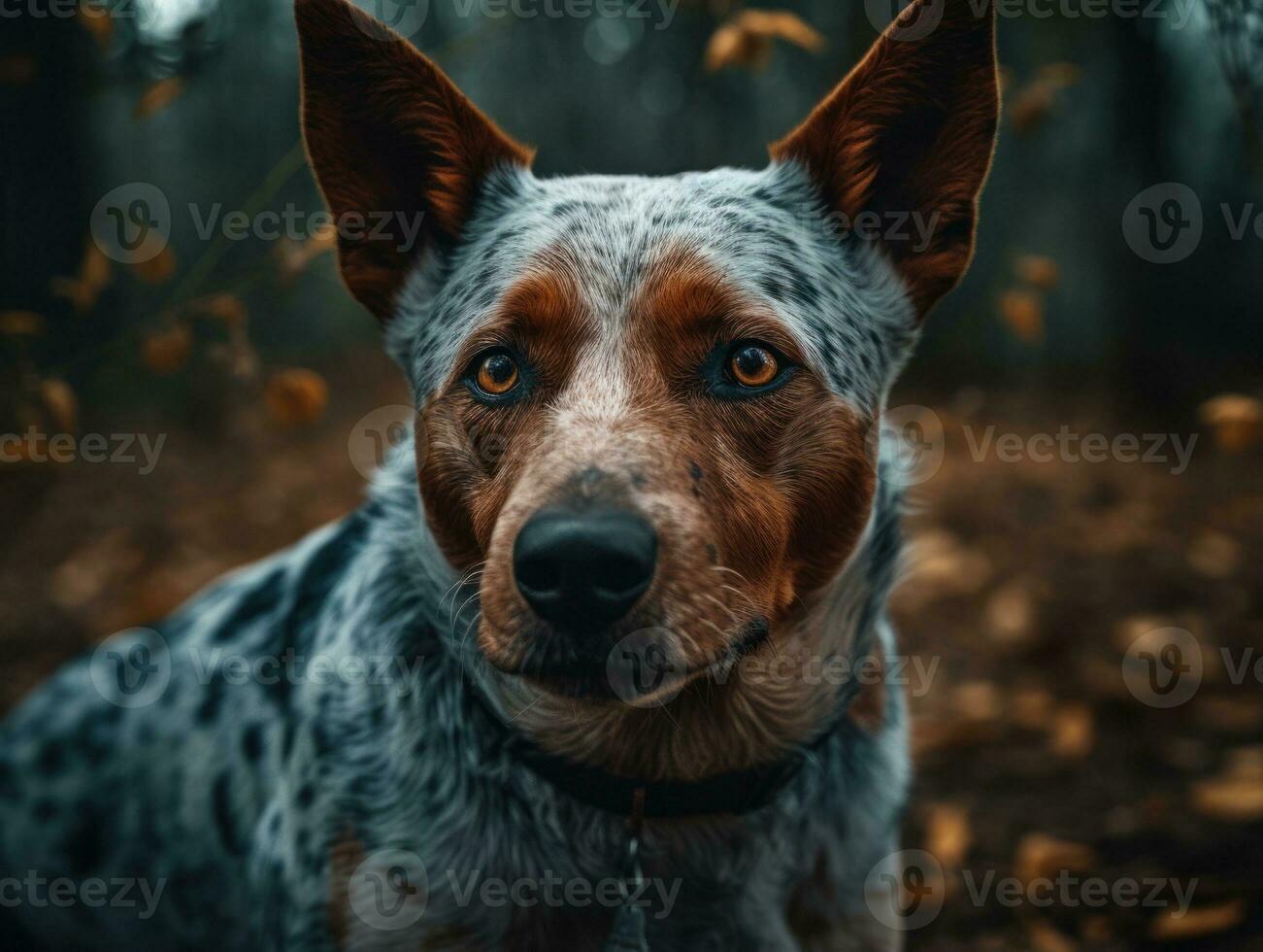 australiano bestiame cane creato con generativo ai tecnologia foto