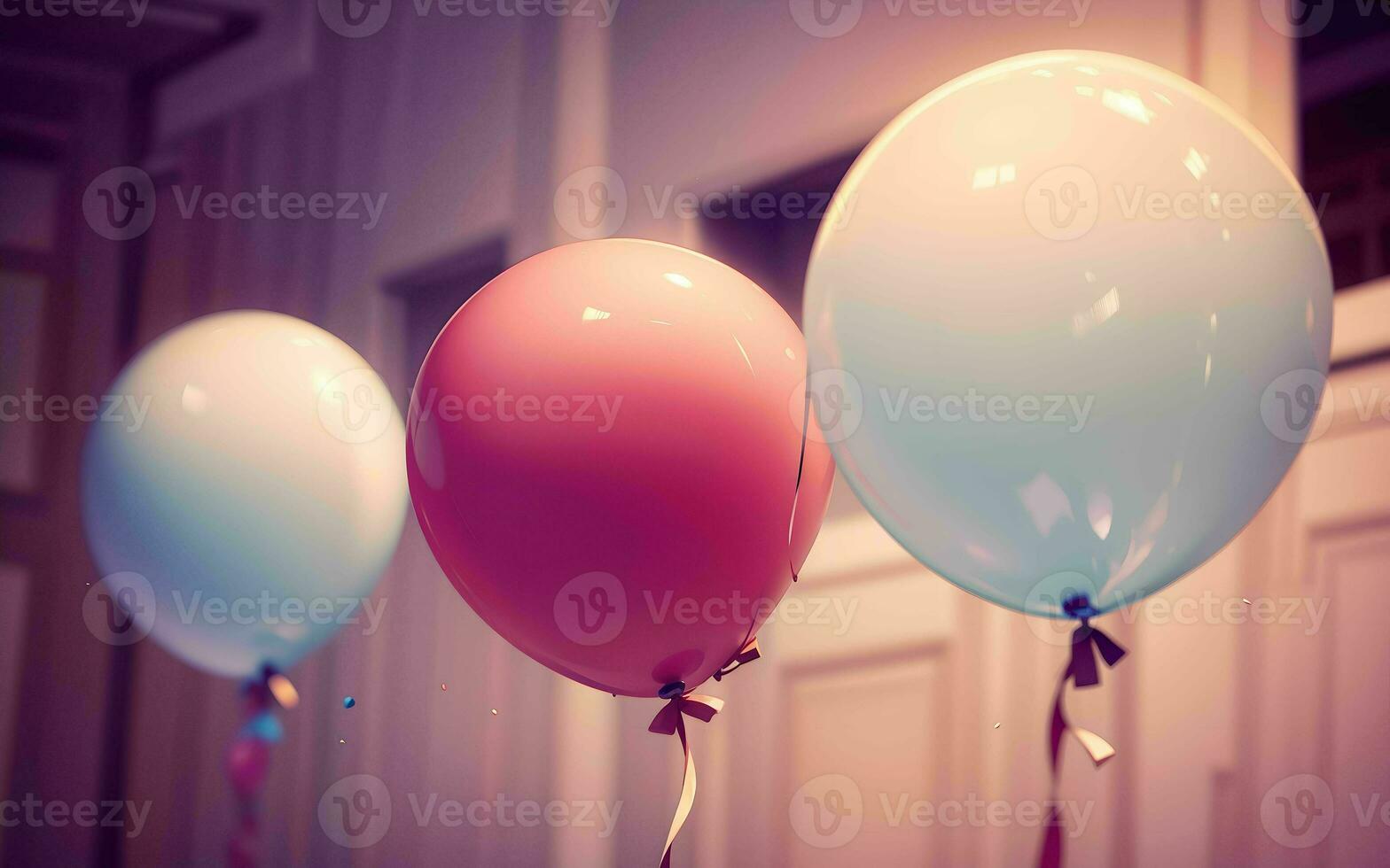 vivace pastello colore palloncini illuminare giocoso creazioni ai generato foto