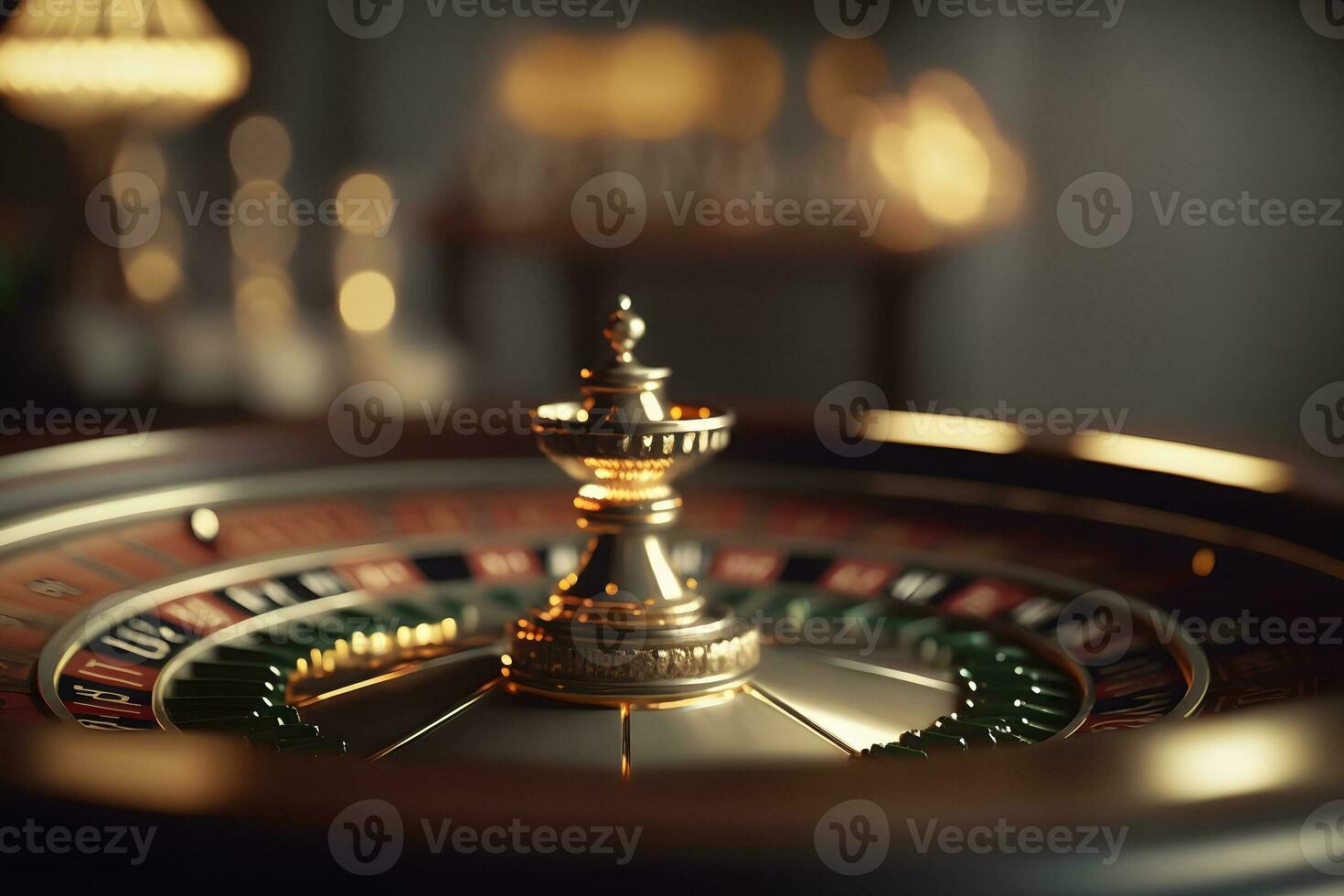 roulette nel casinò. neurale Rete ai generato foto