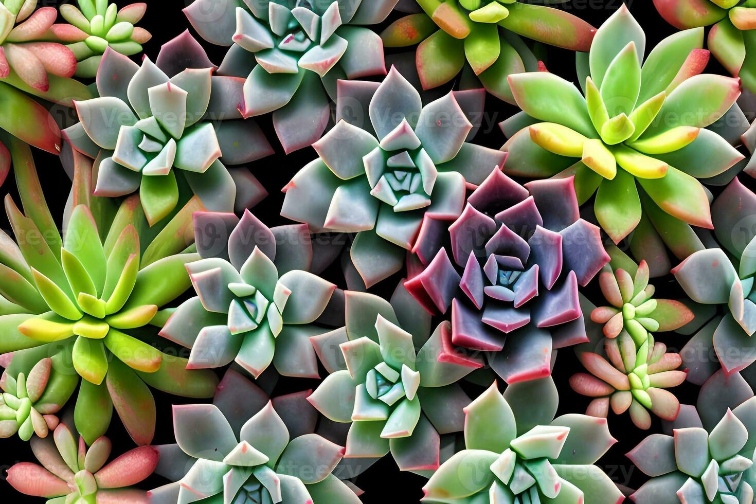 succulente sfondo, ai generativo foto