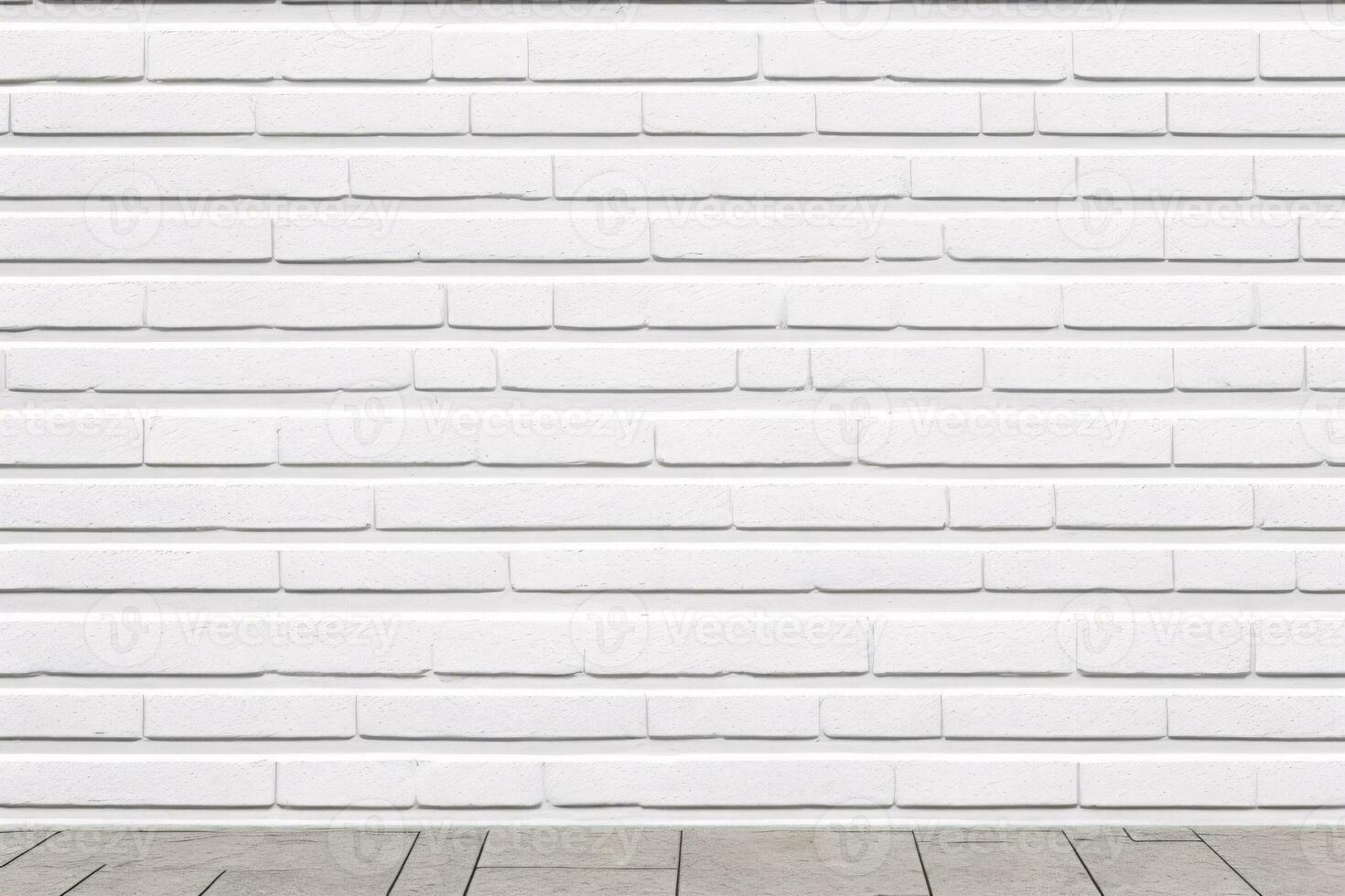 bianca mattone parete sfondo, bianca parete sfondo, mattone parete sfondo, parete sfondo, mattone sfondo, mattone parete struttura sfondo, mattone modello, ai generativo foto