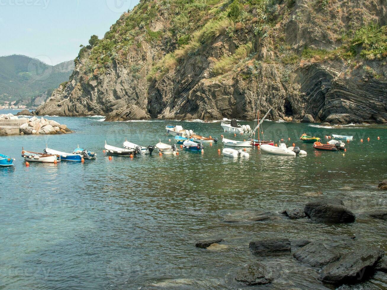 cinque terre a il mediterraneo mare foto