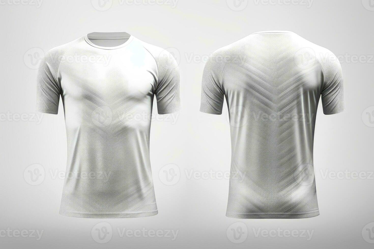 modello gli sport calcio squadra uniformi bianca camicia, generativo ai illustrazione foto