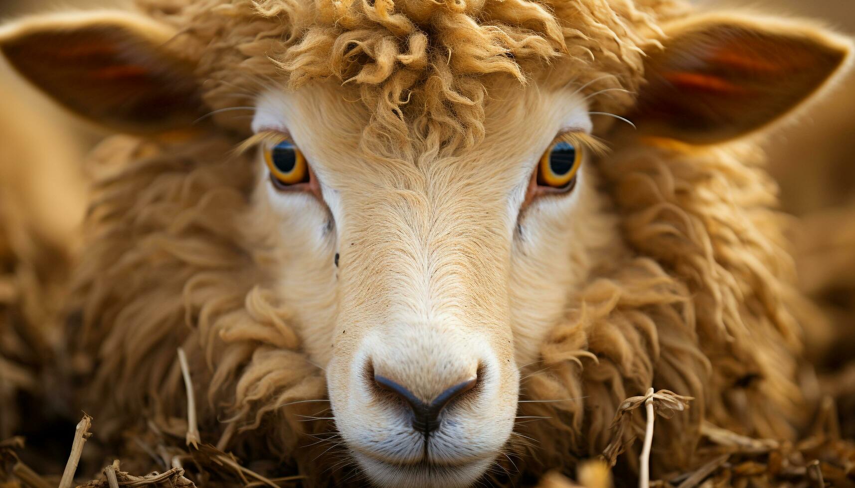 carino giovane animali pascolo su verde prato nel rurale azienda agricola generato di ai foto