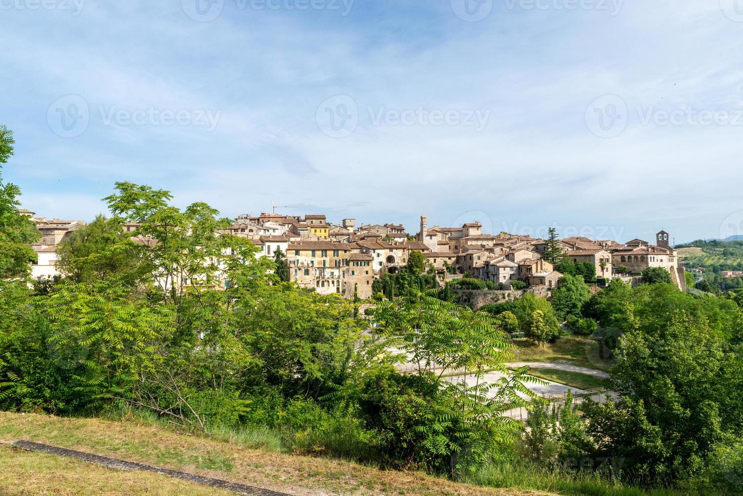 veduta di san gemini, italia, 2020 foto