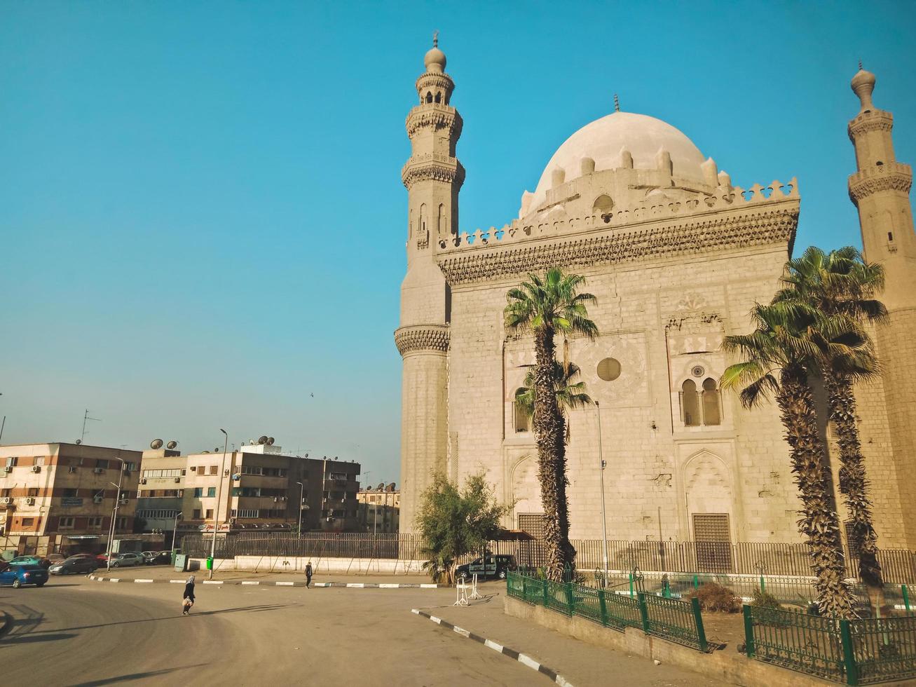 edificio storico nella città di hugharda, egitto foto