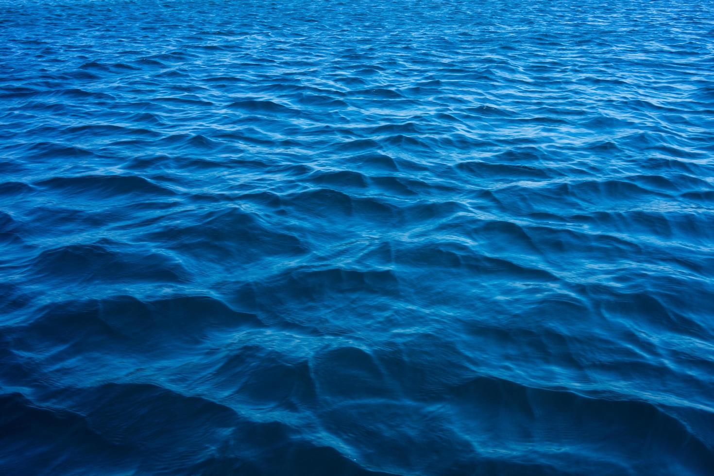 sfondo di una superficie d'acqua blu con onde foto