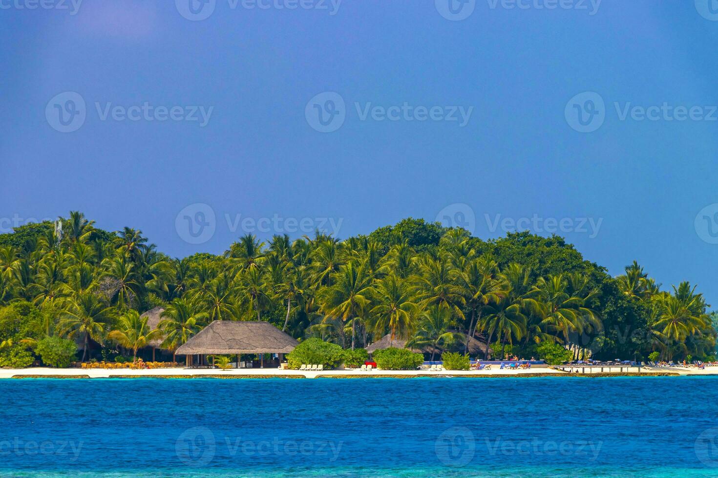 kuramathi Maldive tropicale Paradiso isola Visualizza a partire dal rasdhoo Maldive. foto