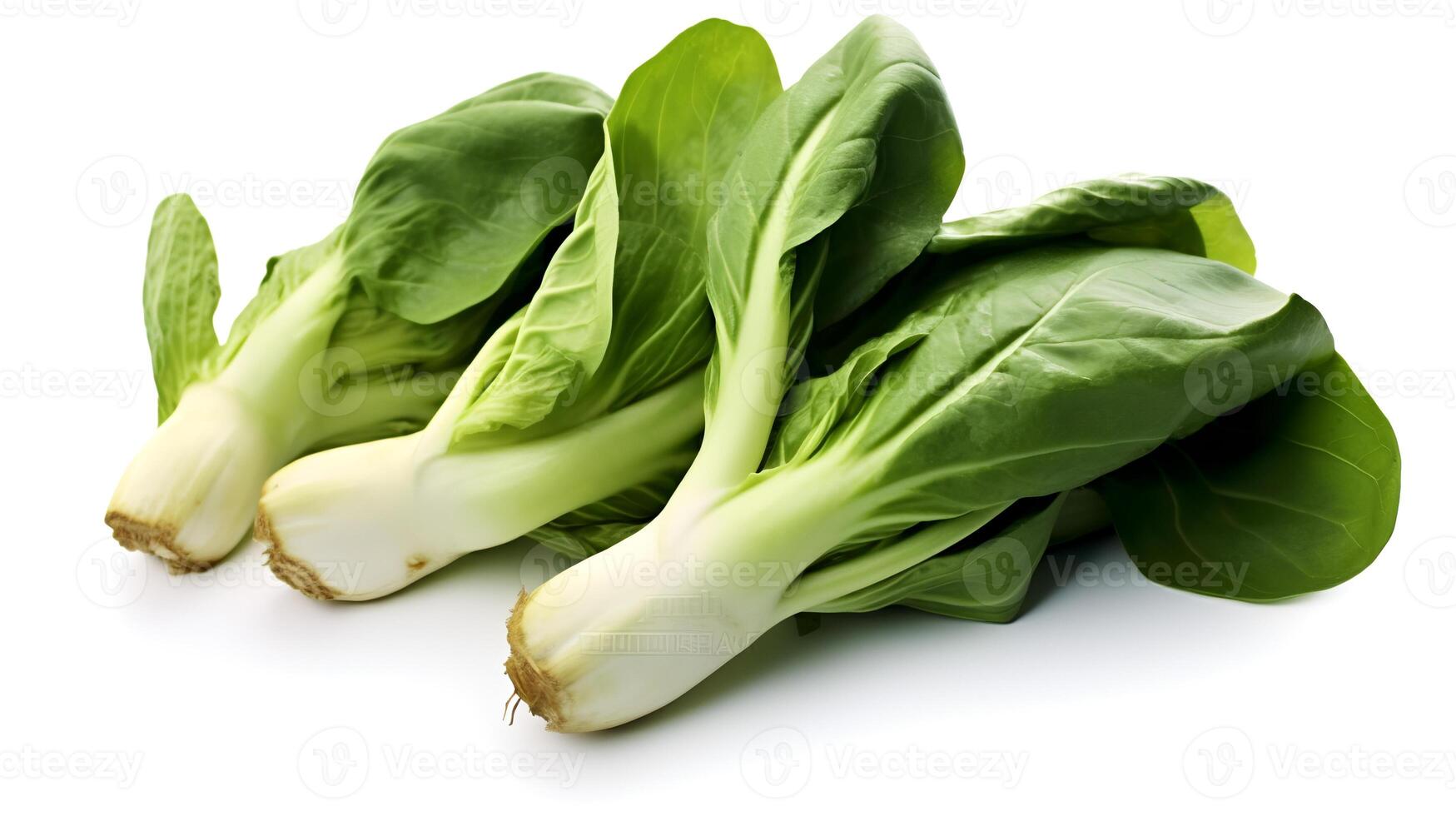 foto di bok choy isolato su bianca sfondo. generativo ai