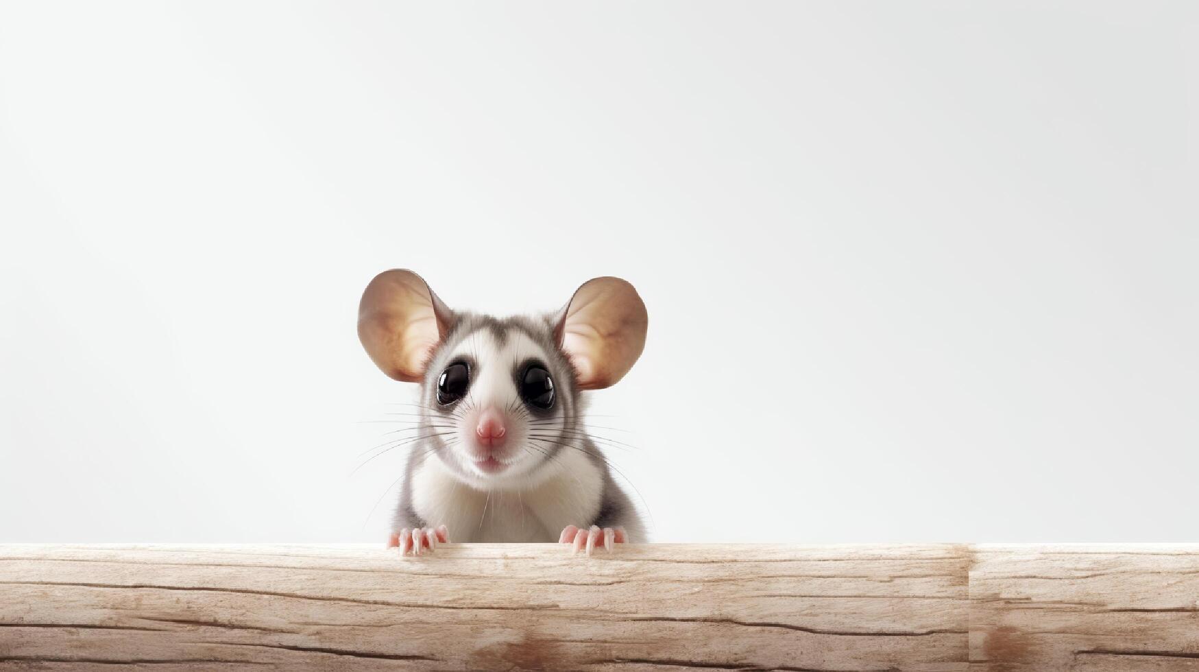 un' carino animale domestico isolato su bianca sfondo. generativo ai foto