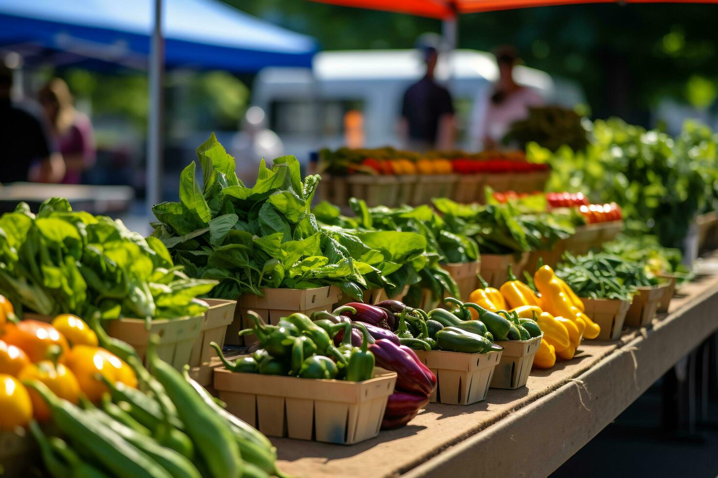 Locale agricoltori mercato con super fresco produrre foto