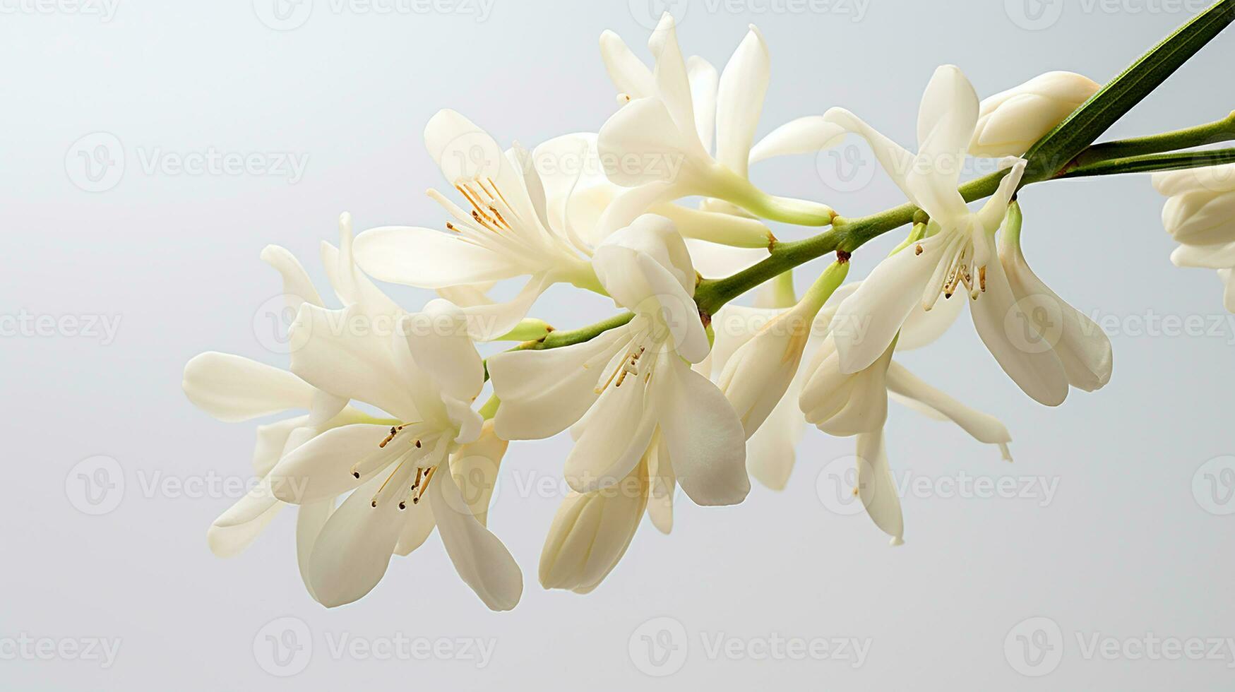 foto di bellissimo yucca fiore isolato su bianca sfondo. generativo ai