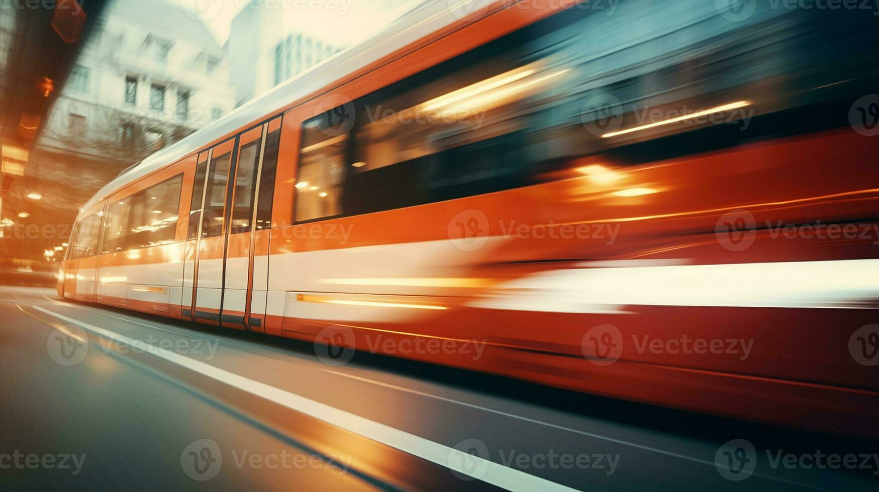 avvicinamento foto di movimento trasporto. generativo ai