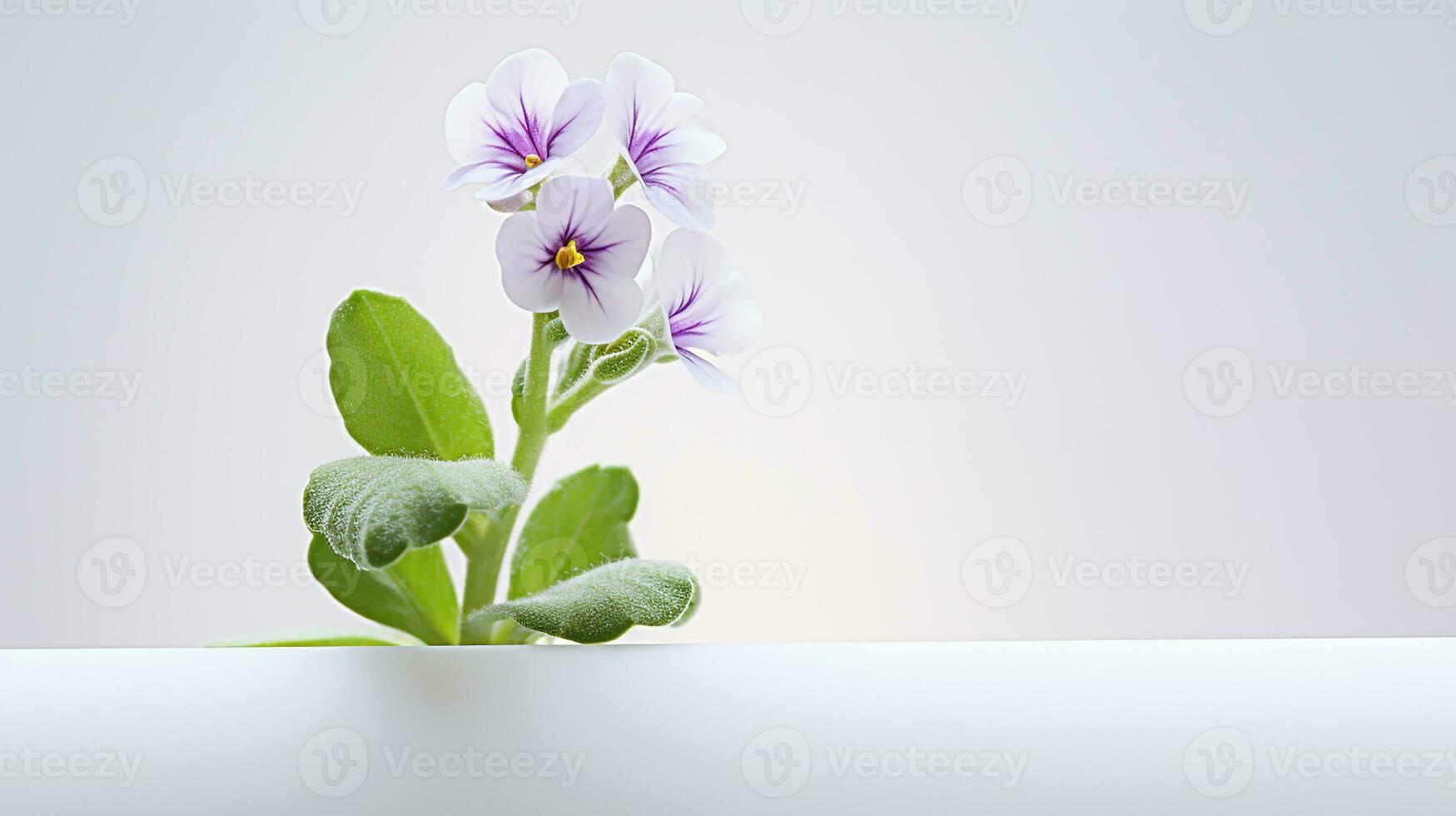 foto di bellissimo crescione fiore isolato su bianca sfondo. generativo ai