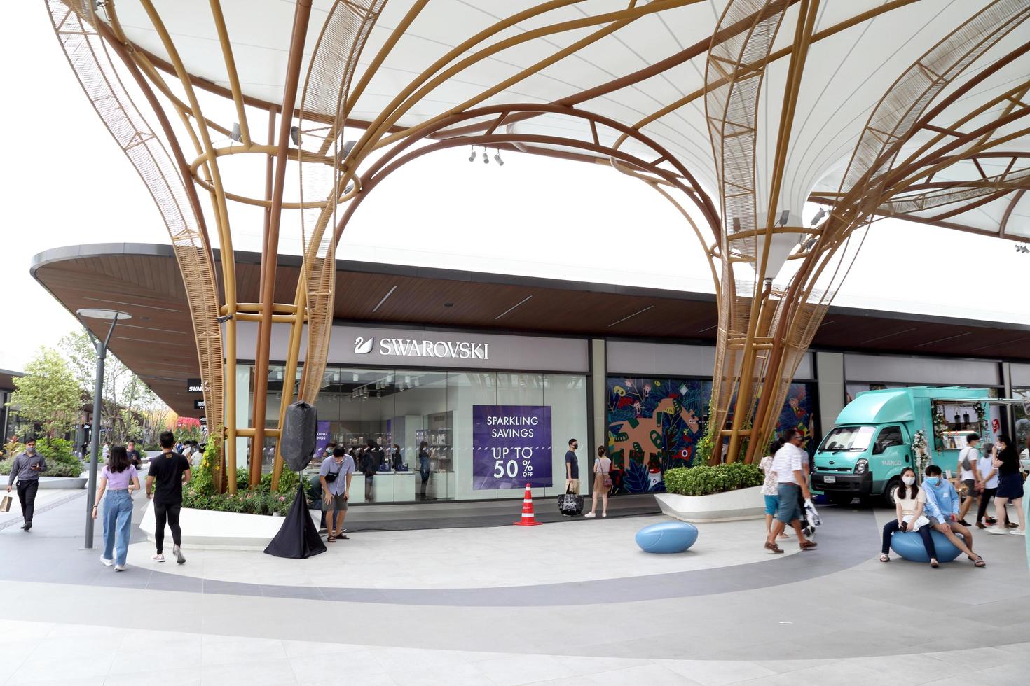 bangkok, thailandia, giu 28, 2020 - siam premium outlet foto