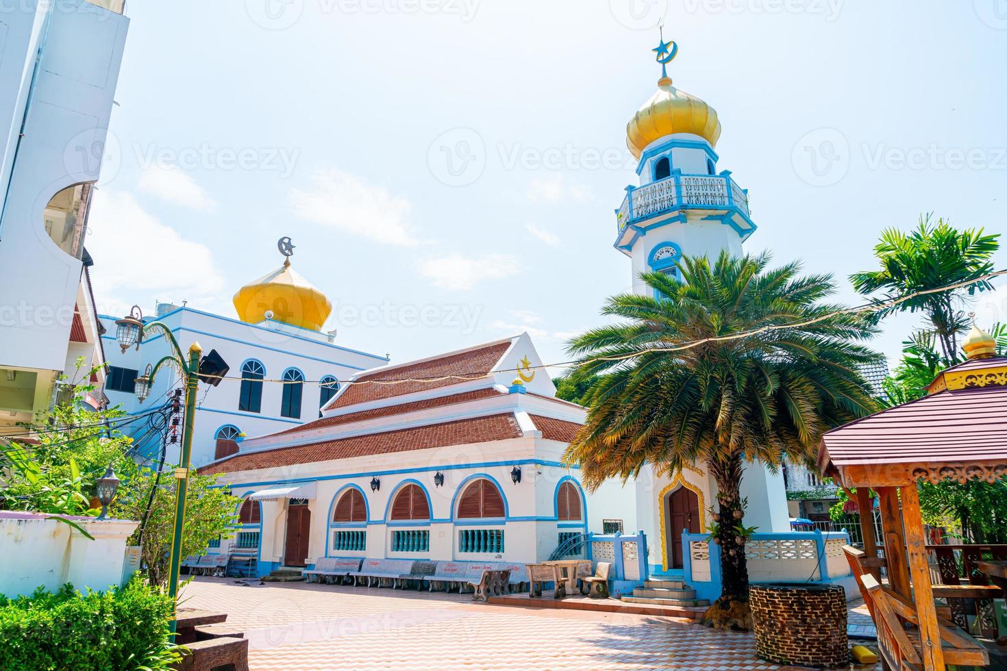 bellissimo musjid asassul islam a songkla, thailandia foto