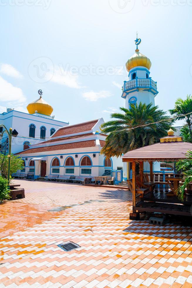 bellissimo musjid asassul islam a songkla, thailandia foto