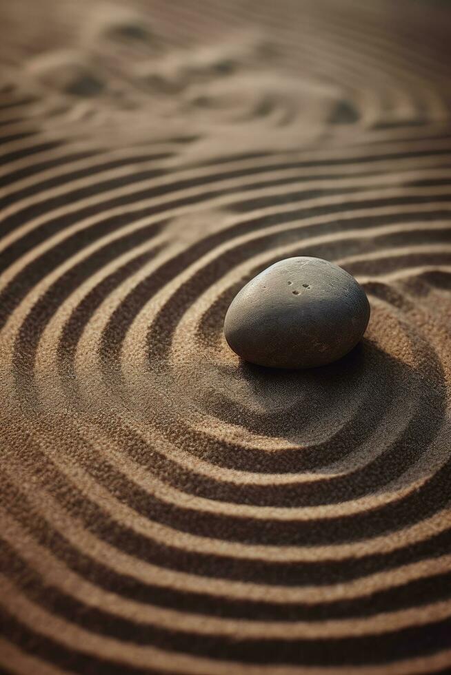 esprimendo gratitudine un' zen meditazione momento foto