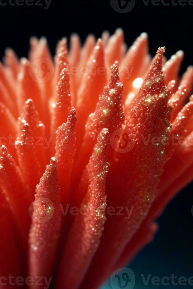 macro tiro di il coralli sfondo sfondo foto