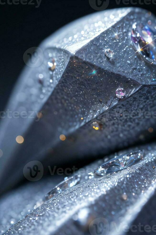 macro tiro di il gemme e cristalli sfondo sfondo foto