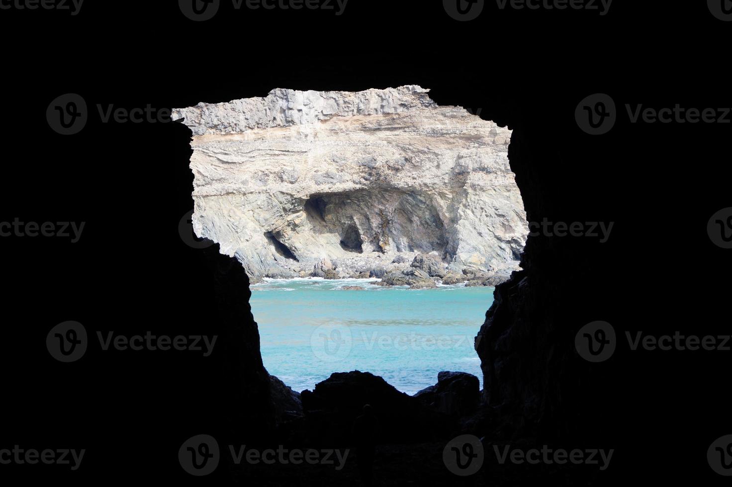 le grotte di ajuy - fuerteventura - spagna foto