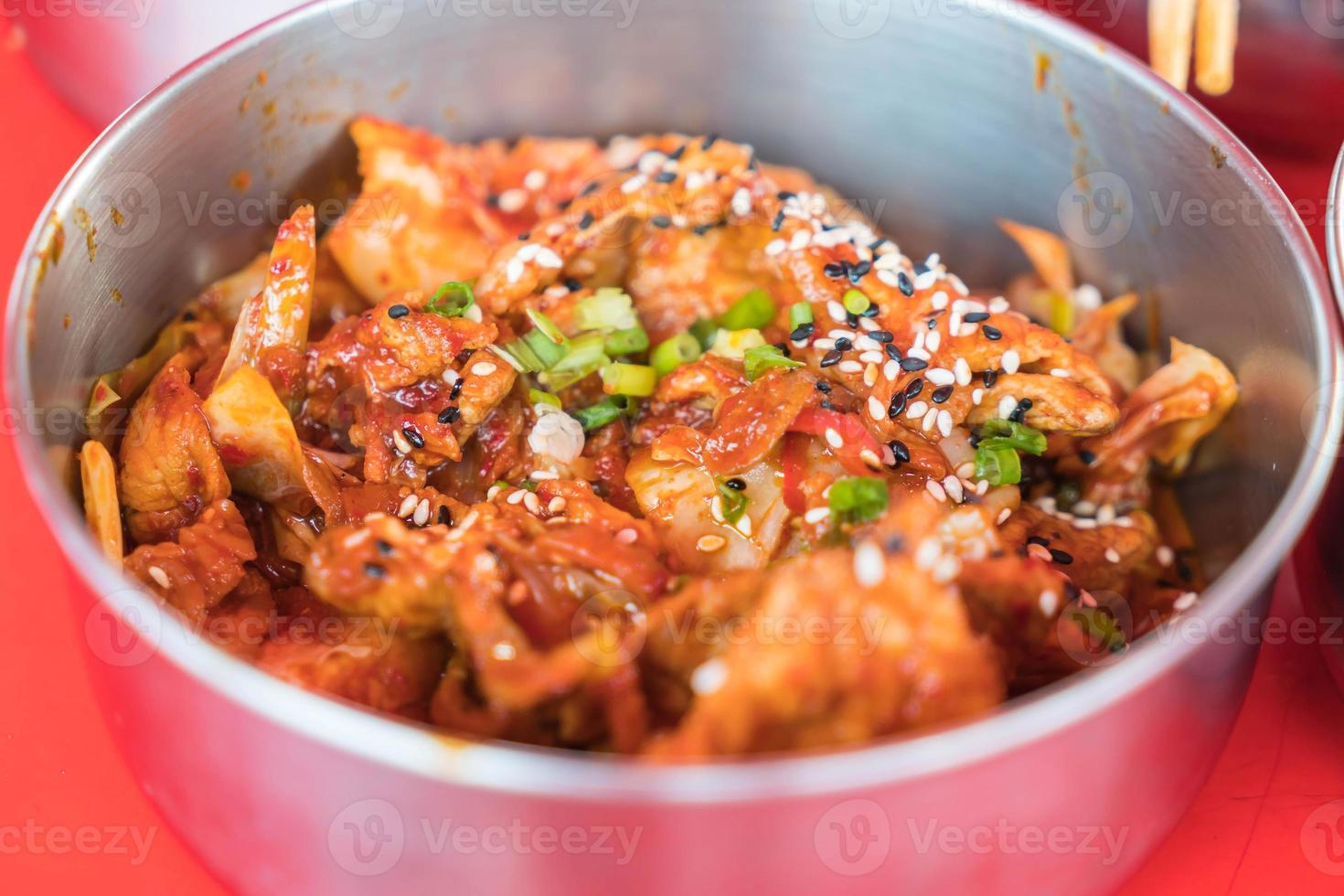 maiale bulgogi - cibo coreano foto