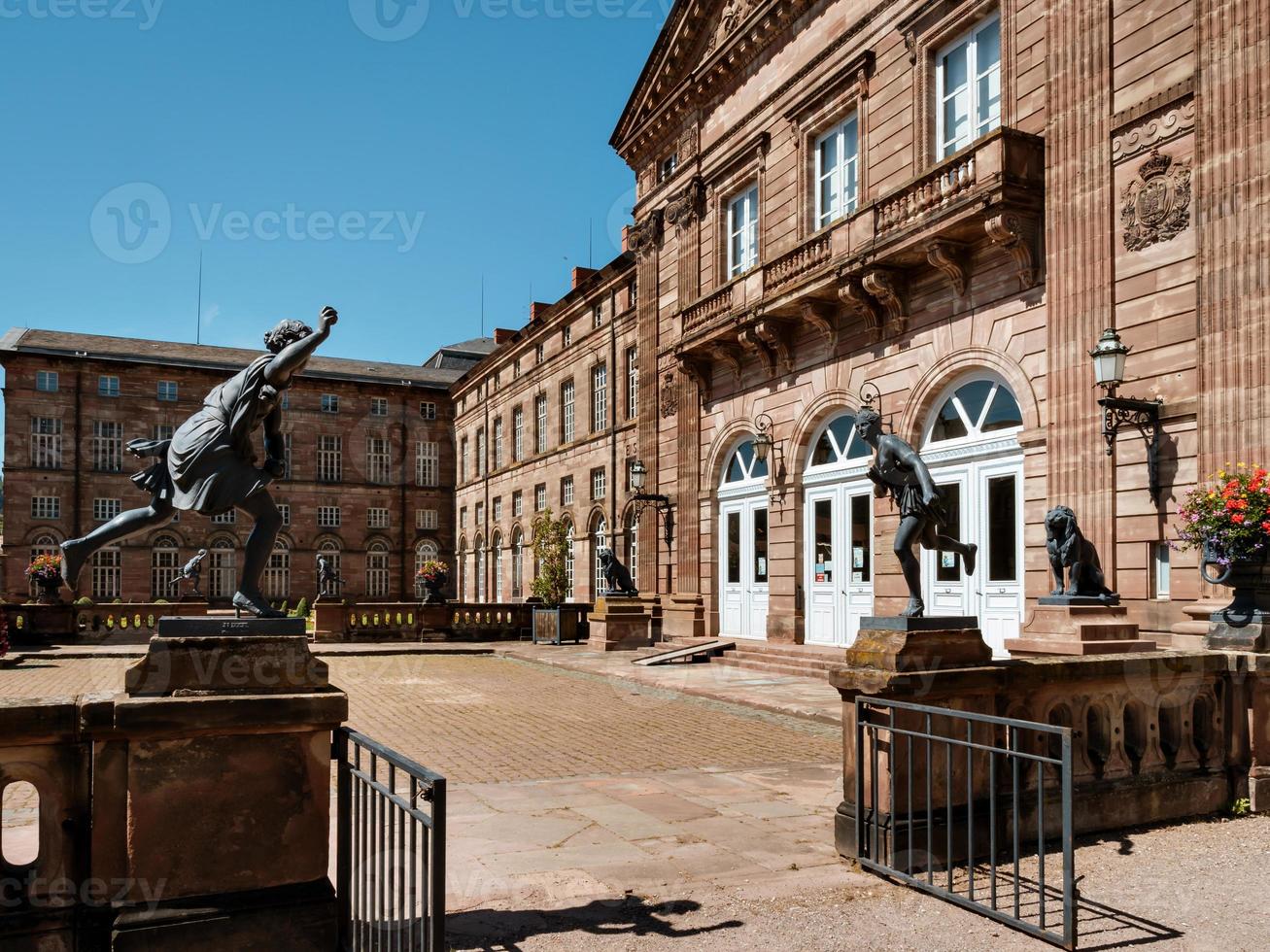 Il palazzo di rohan a saverne, alsazia, francia foto