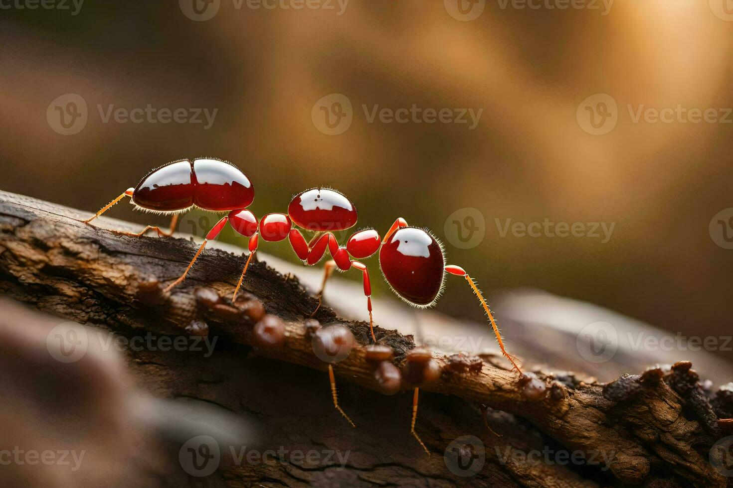 foto sfondo il insetto, rosso, formiche, IL, rosso, insetto, IL, rosso,. ai-generato