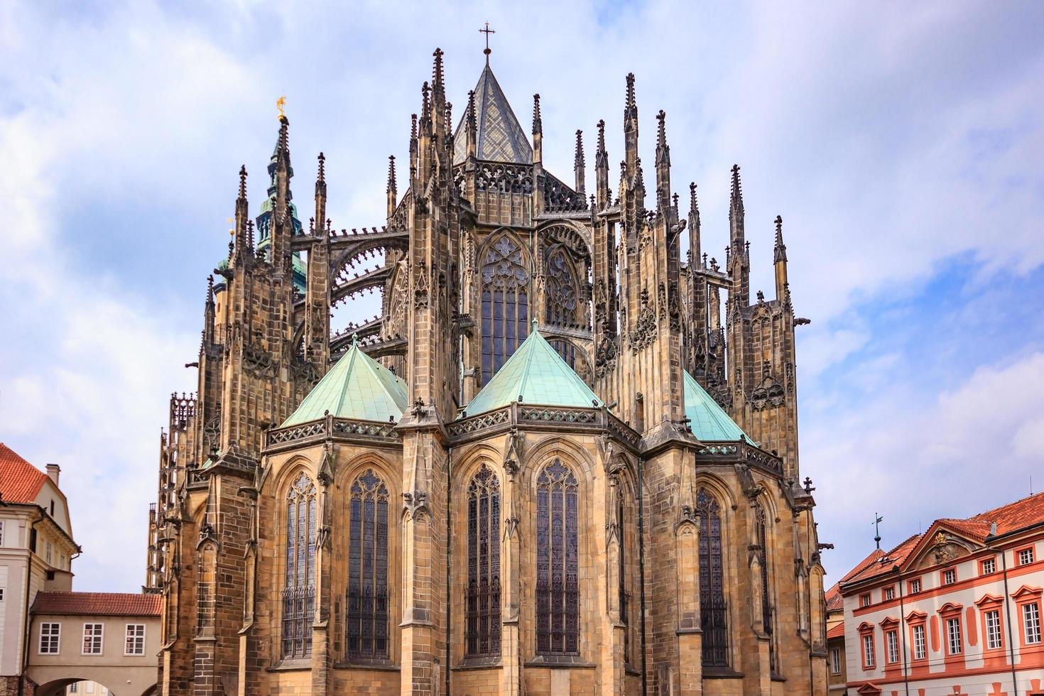 st. cattedrale di san vito a praga, paese ceco foto