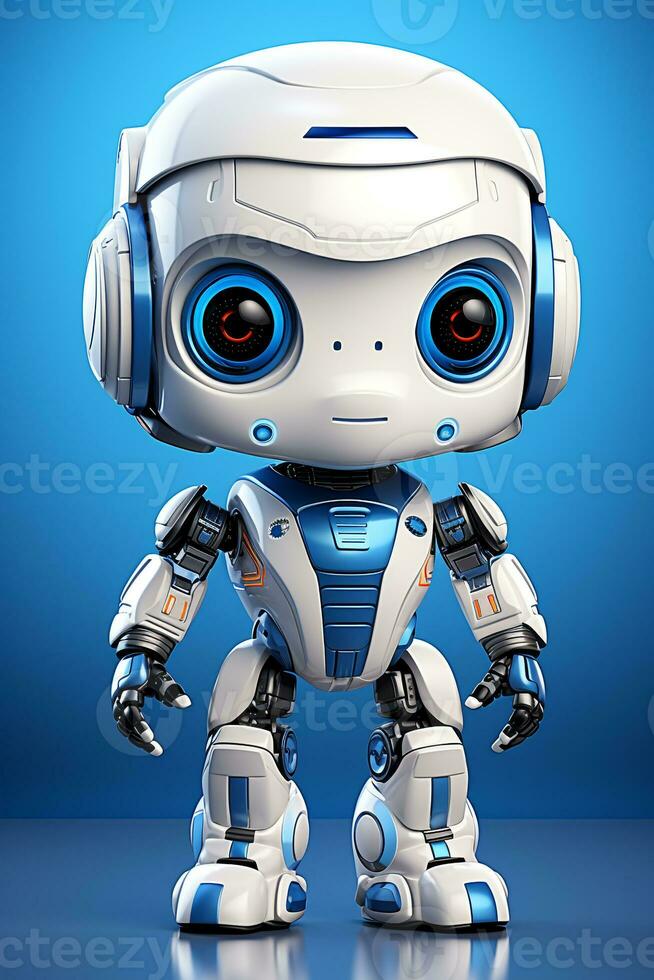 futuro carino robot ai foto