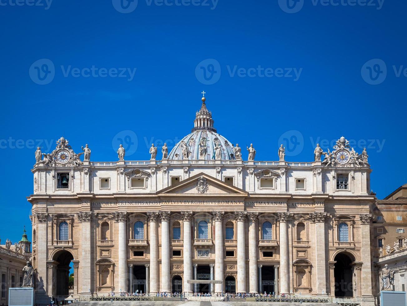 cupola della basilica di san pietro in vaticano foto