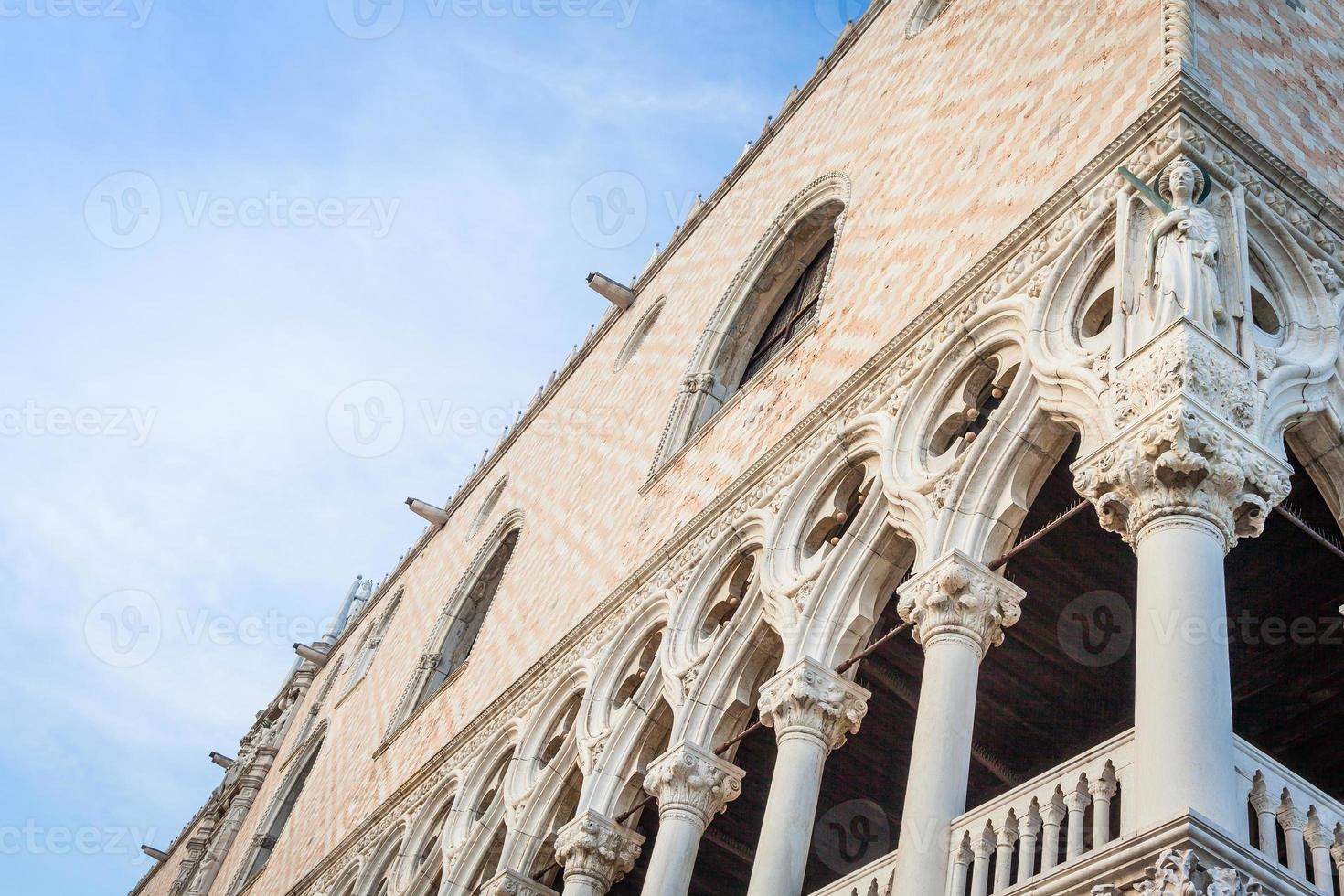 venezia, italia - dettaglio palazzo ducale foto