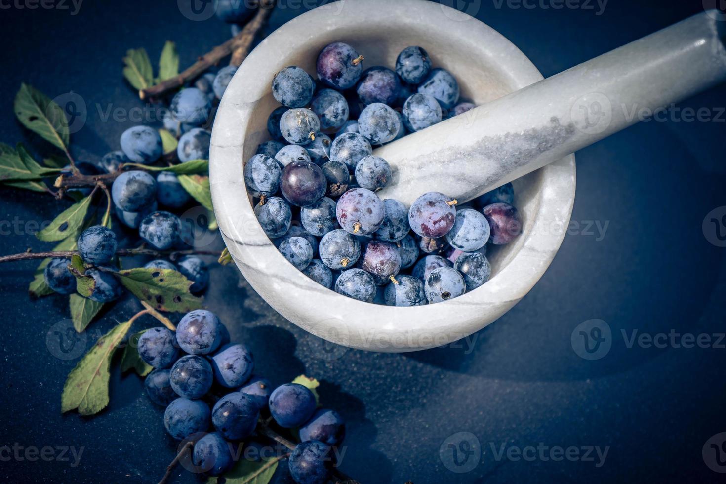 frutti del prugnolo foto