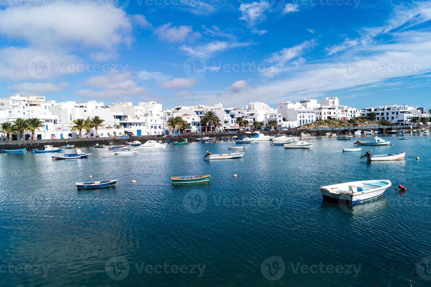 entroterra porto arrecife lanzarote spagna foto