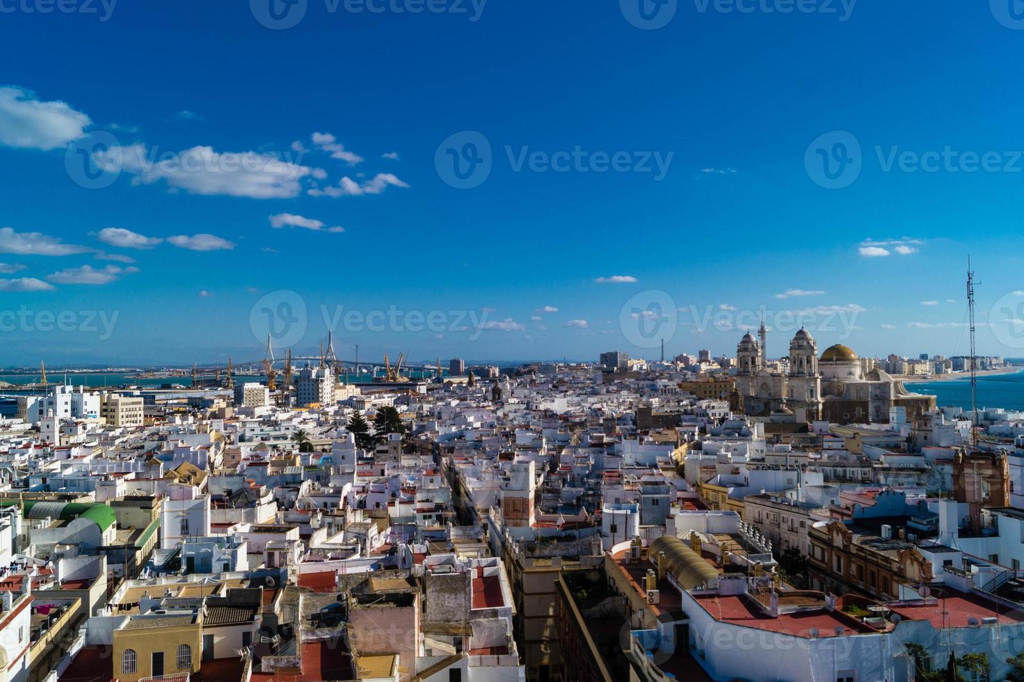 la città di cadice spagna andalusia foto