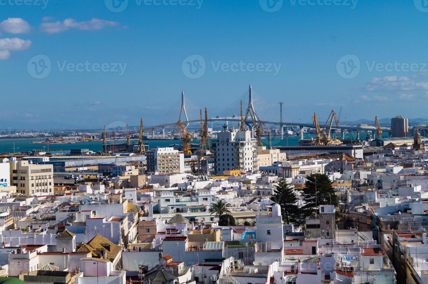 la città di cadice spagna andalusia foto