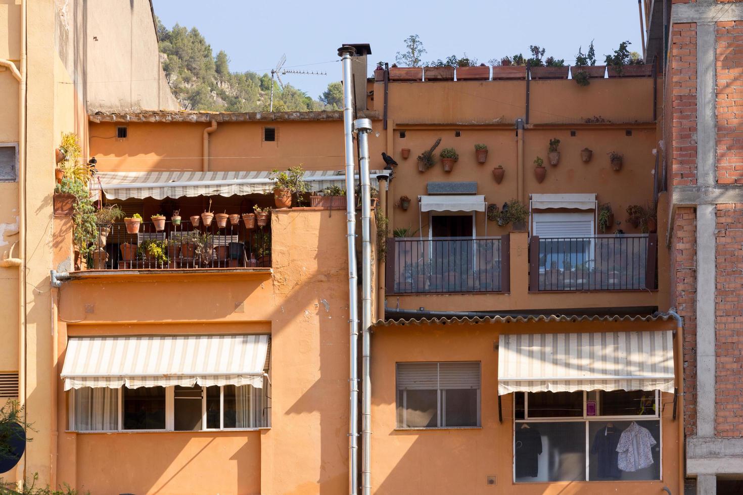 cervello vicino alla città di barcellona foto