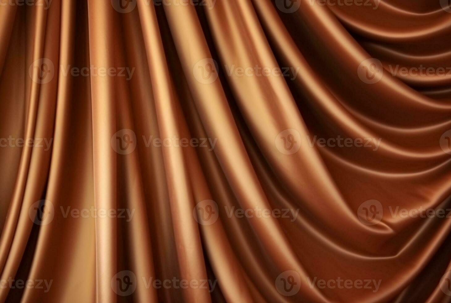 lusso tessuto astratto Marrone sfondo o fluido onde di grunge seta struttura velluto raso o lusso. generativo ai foto