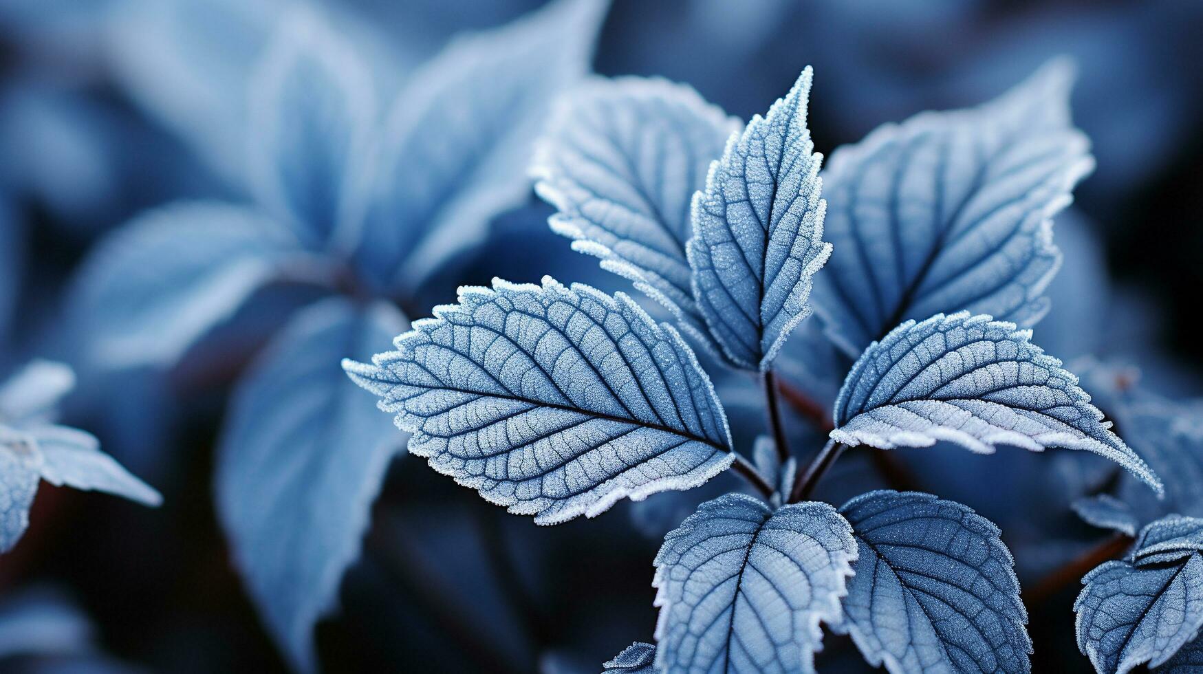 congelato eleganza cattura della natura delicato gelido particolari, ai generativo foto