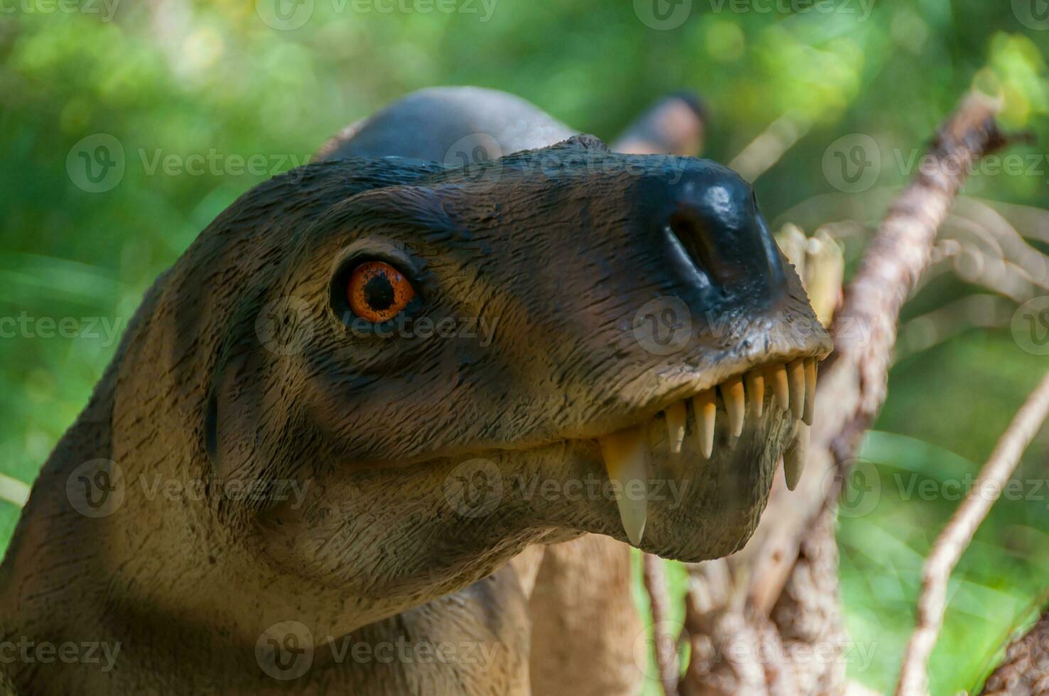 dino parco, dinosauro tema parco nel Lourinha, Portogallo foto