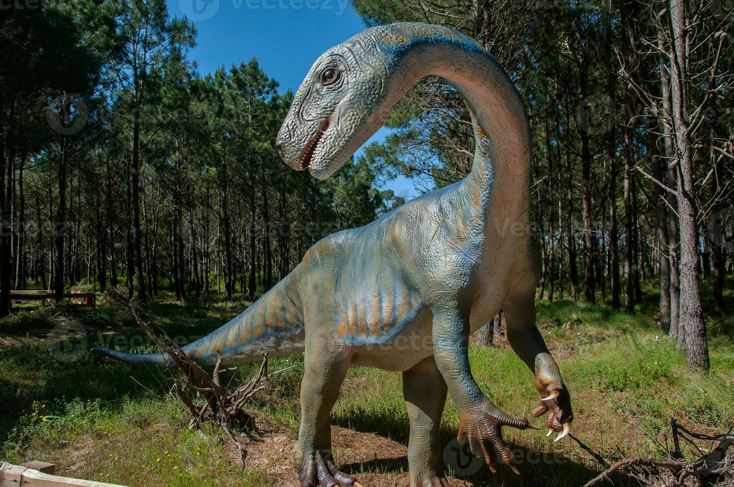 dino parco, dinosauro tema parco nel Lourinha, Portogallo foto