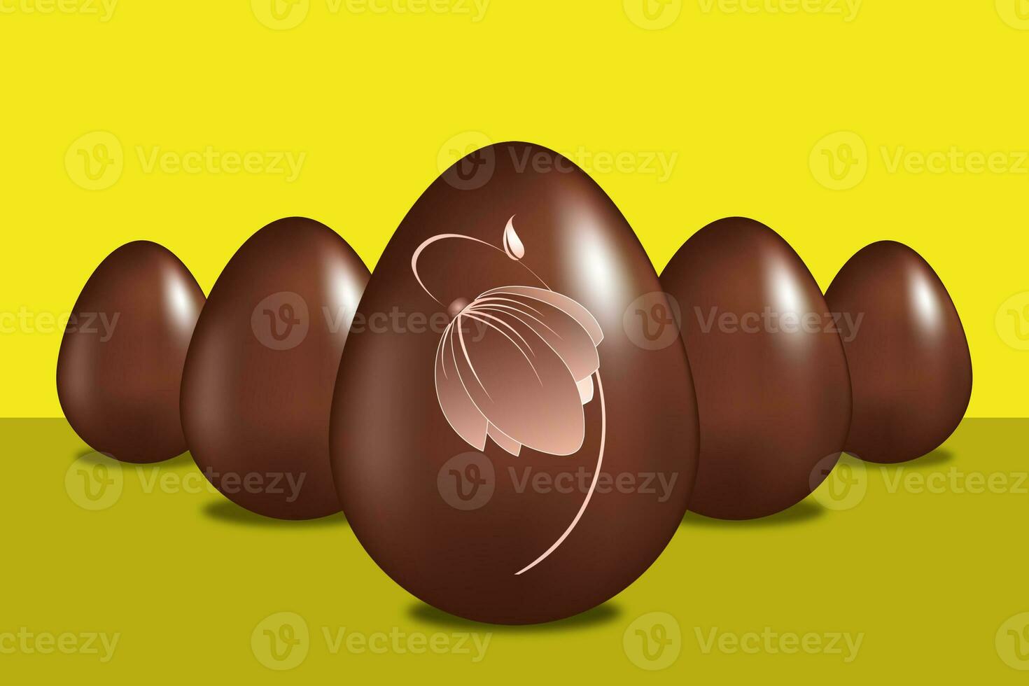 tradizionale Pasqua cioccolato uova foto