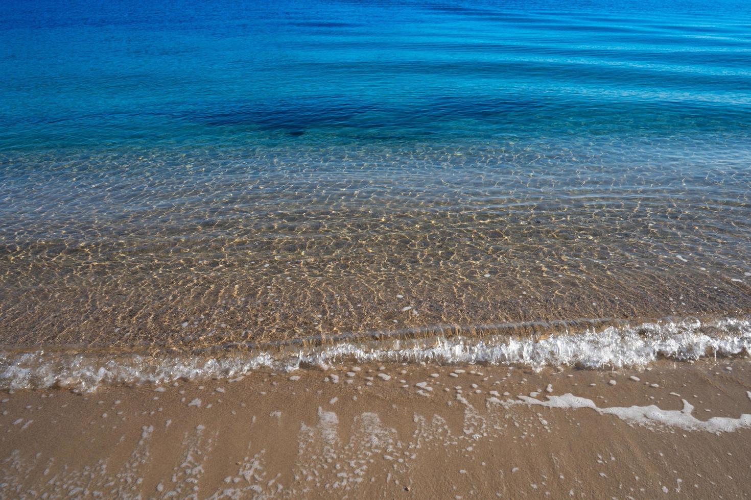 sfondo naturale con superficie dell'acqua e spiaggia sabbiosa foto