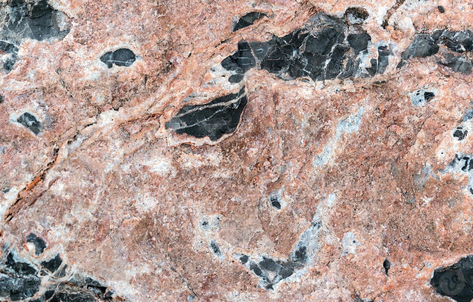 superficie delle rocce salate del modello naturale foto