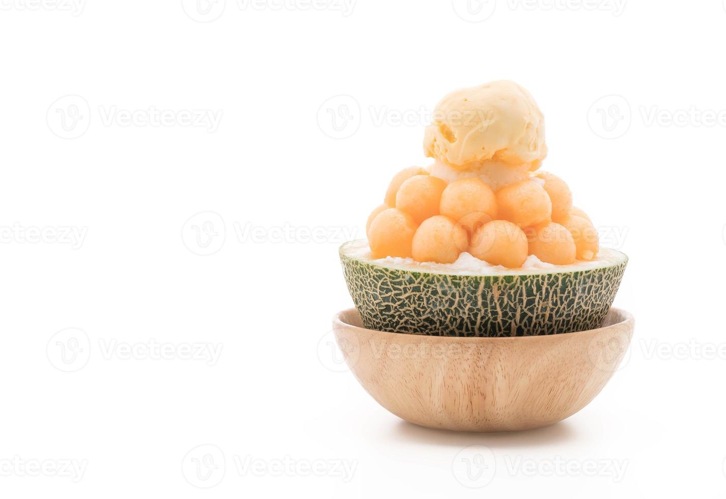 ice melon bingsu, famoso gelato coreano foto