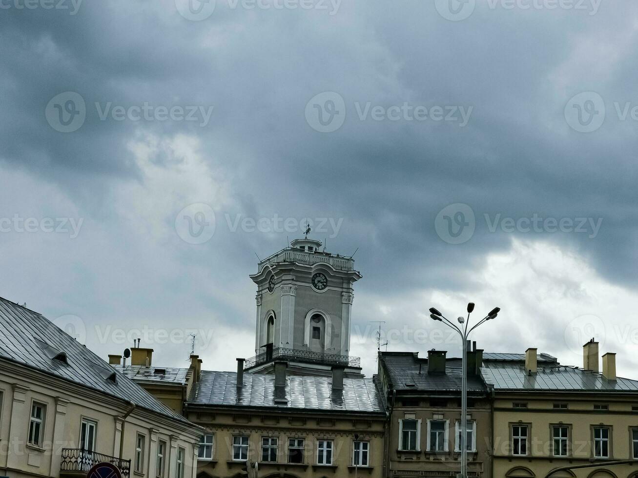 ferrovia stazione nel przemysl. przemysl, Podkarpackie, Polonia. foto