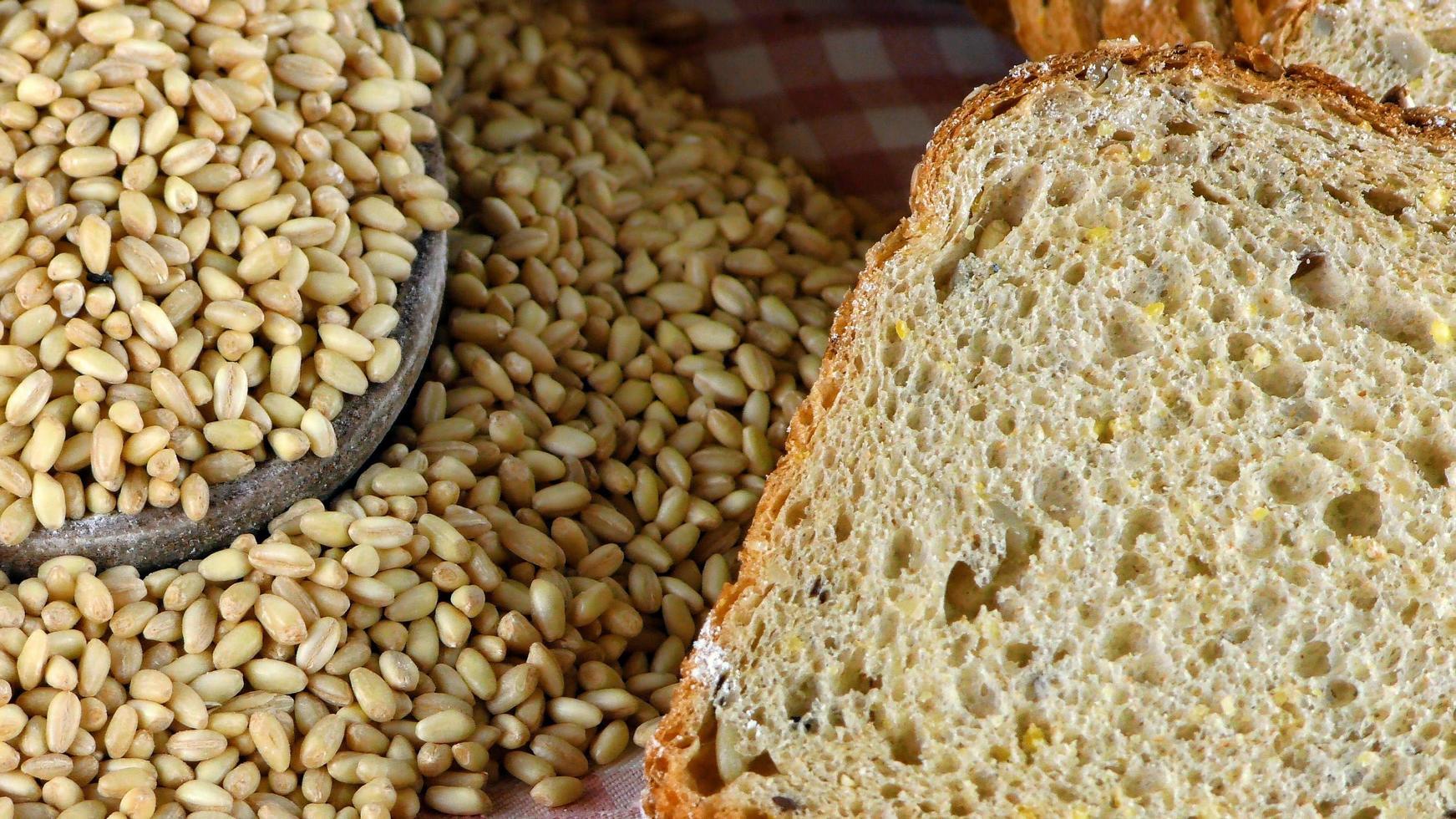 delizioso concetto di pane fresco foto