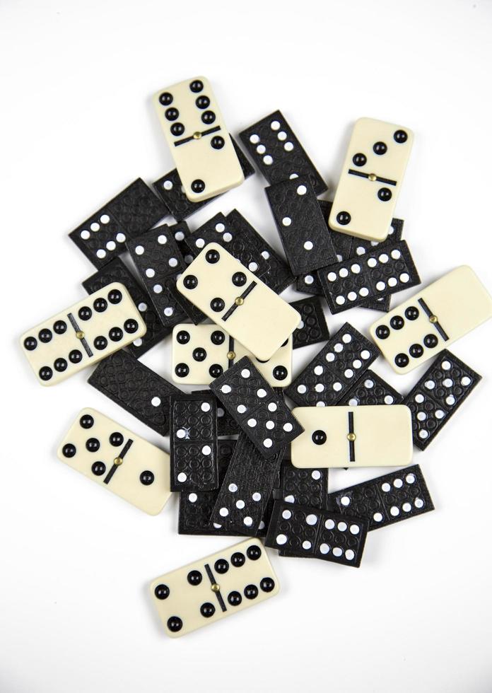 pietre del gioco di strategia del domino foto